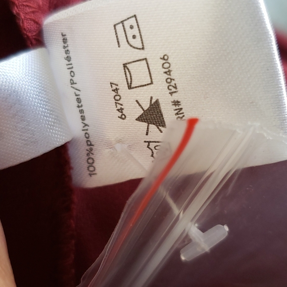 Venus Burgundy Cross Over Blouse wine Crimson Elegant Surplice Side Tie - Picture 9 of 14